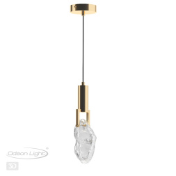 Подвесной светильник ODEON LIGHT 4372/5L LIA в классическом стиле античная бронза 1x5W