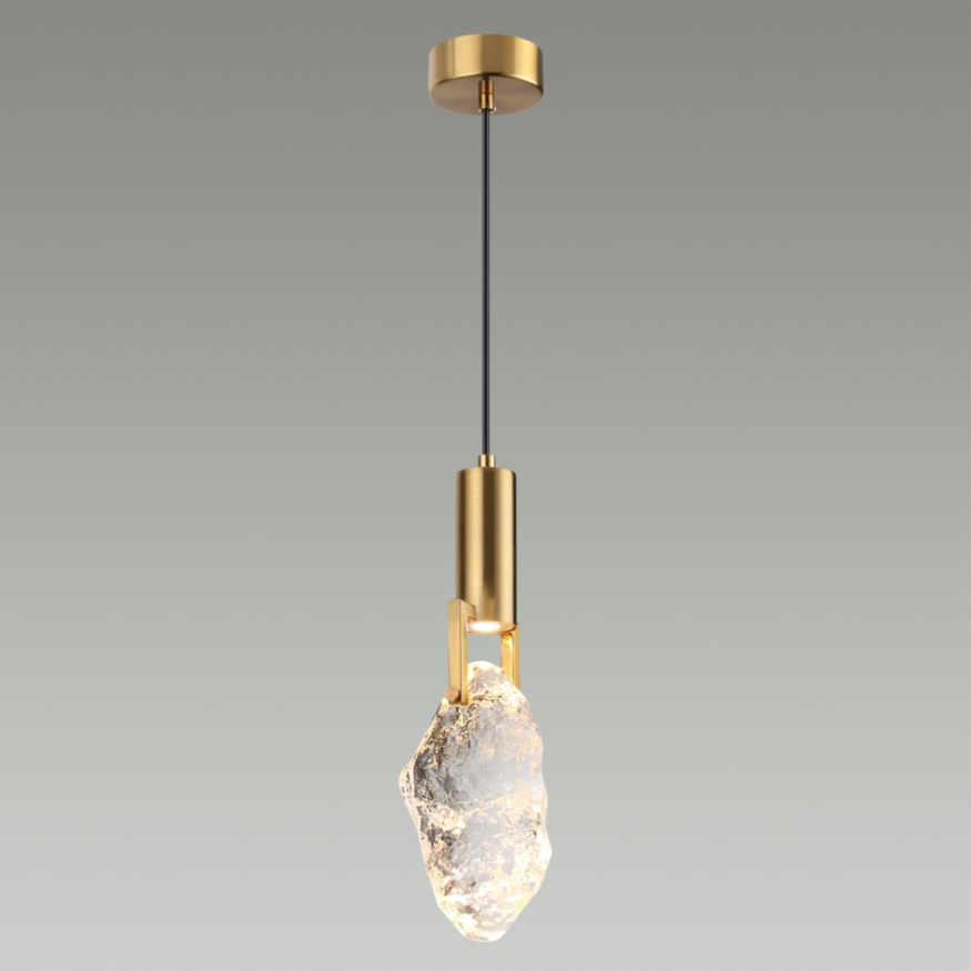 Подвесной светильник ODEON LIGHT 4372/5L LIA в классическом стиле античная бронза 1x5W