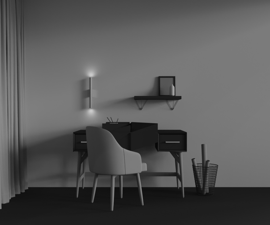 Настенный светильник (бра) Technical C082WL-12W2.7K-BS