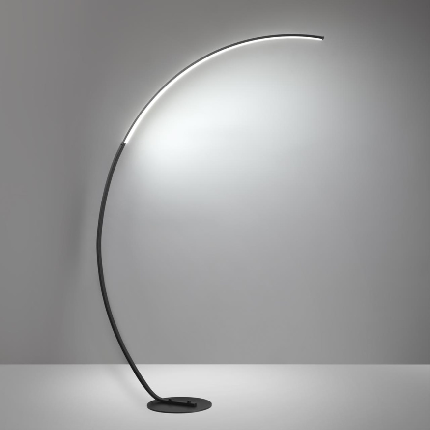 Торшер LUMION 5676/21FL WES минимализм черный 21W