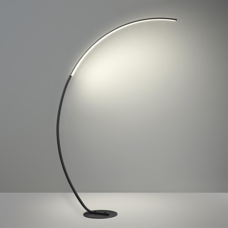 Торшер LUMION 5676/21FL WES минимализм черный 21W