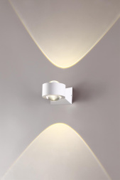 Ландшафтный настенный светильник NOVOTECH 358153 CALLE лофт, минимализм, хай-тек, в морском стиле белый 6Вт