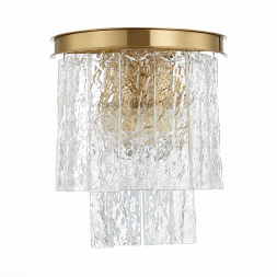 SL1230.301.02 Бра ST-Luce Латунь/Прозрачный E14 2*60W STABIA ST LUCE