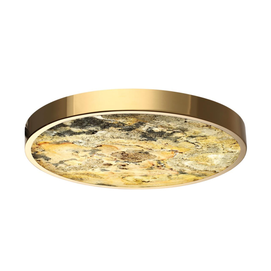 Настенный светильник ODEON LIGHT 5079/40L BERGI модерн золотой глянцевый/серо-бежевый 40W