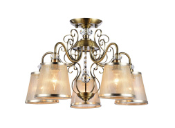 Потолочная люстра Driana FR2405-PL-05-BZ Freya E14 Классический, Прованс