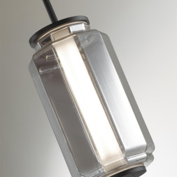 Подвесной светильник ODEON LIGHT EXCLUSIVE 5408/11L JAM LED 11W черный/дымчатый хай-тек