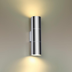 Настенный светильник ODEON LIGHT 4281/2WB BAZEL E27 LED 2*7W хром полированный/металл техно