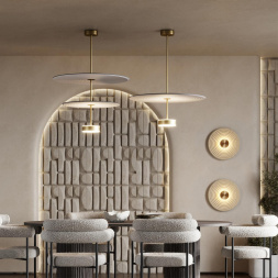 Потолочный ODEON LIGHT 7035/20CL FELT неоклассика, минимализм, модерн белый/серый 20W