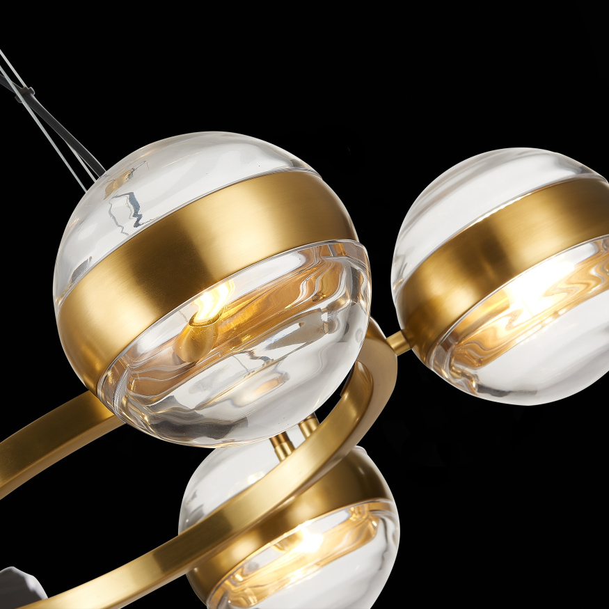 SL1156.303.05 Светильник подвесной ST-Luce Латунь/Прозрачный G9 5*5W BALA ST LUCE