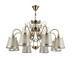 Потолочная люстра Driana FR2405-PL-08-BZ Freya E14 Классический, Прованс