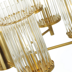 Бра с выключателем ODEON LIGHT 4809/1W FORMIA модерн бронзовый/прозрачный 1x60Вт