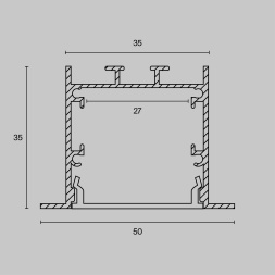 Комплектующие к светодиодной ленте Led Strip ALM-5035-S-2M