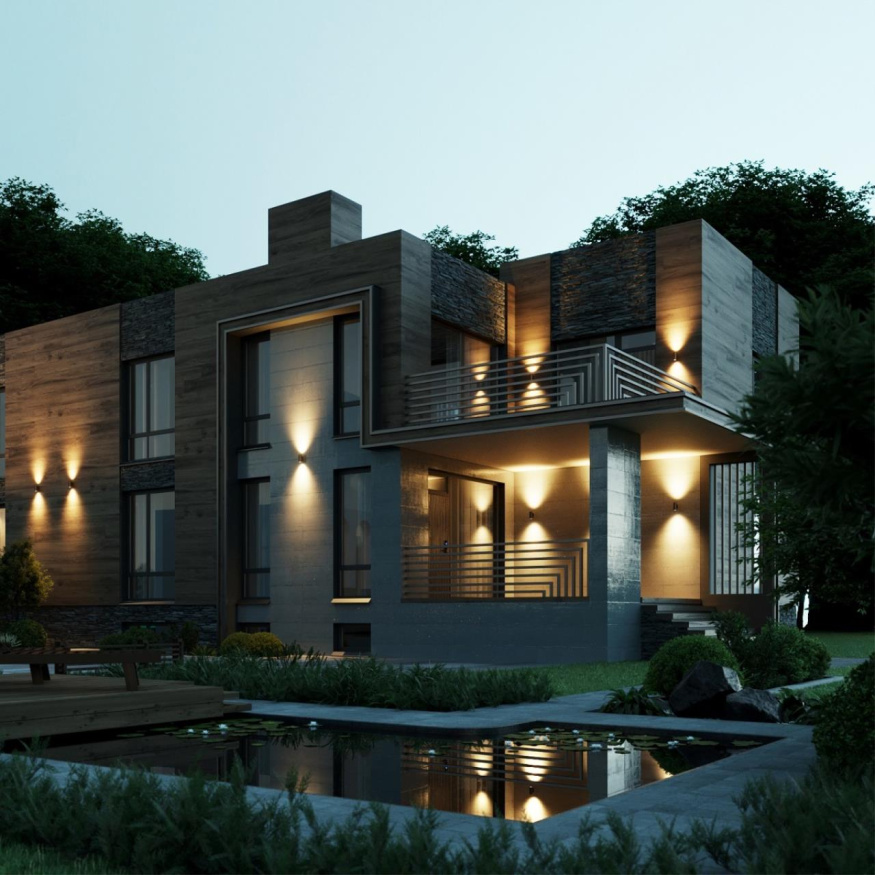 Настенный ODEON LIGHT 7071/16WL LONG хай-тек, минимализм черный 16Вт