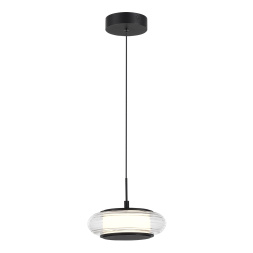 SL6239.403.01 Светильник подвесной ST-Luce черный/прозрачный LED 1*7W 3000K FRITTELA ST LUCE