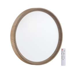 Настенно-потолочный светильник SONEX 7603/DL WOODI модерн белый/светло-коричневый под дерево 48W