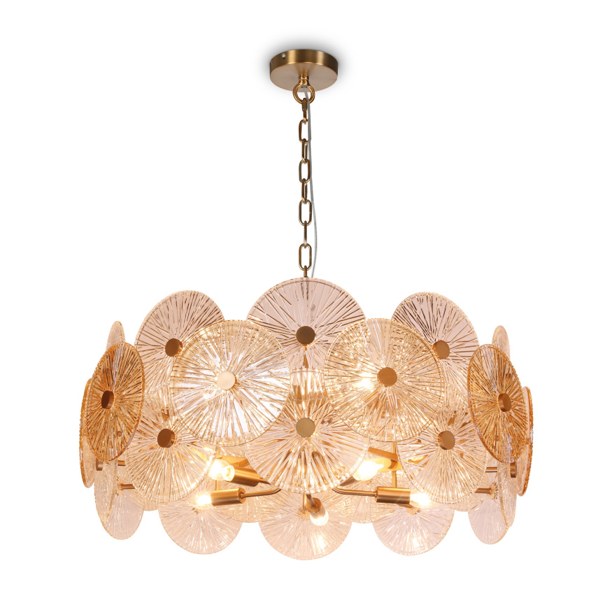 Подвесная люстра Aster MOD007PL-10G Maytoni E14 Арт-Деко