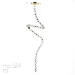 Люстра ODEON LIGHT 5008/132L CRYSTAL модерн хром/прозрачный/металл/акрил 132W