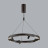 Подвесной светильник ODEON LIGHT 6683/77L BEVEREN LED 77W черный брашированный Современный