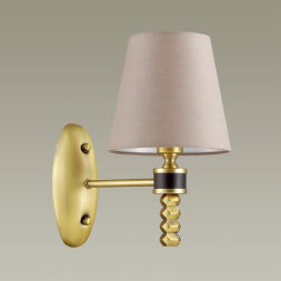 Бра LUMION 4429/1W MONTANA неоклассика античная латунь, бежевый 1x40W