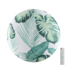 Настенно-потолочный светильник SONEX 7748/EL FLORI модерн белый/зеленый 70W