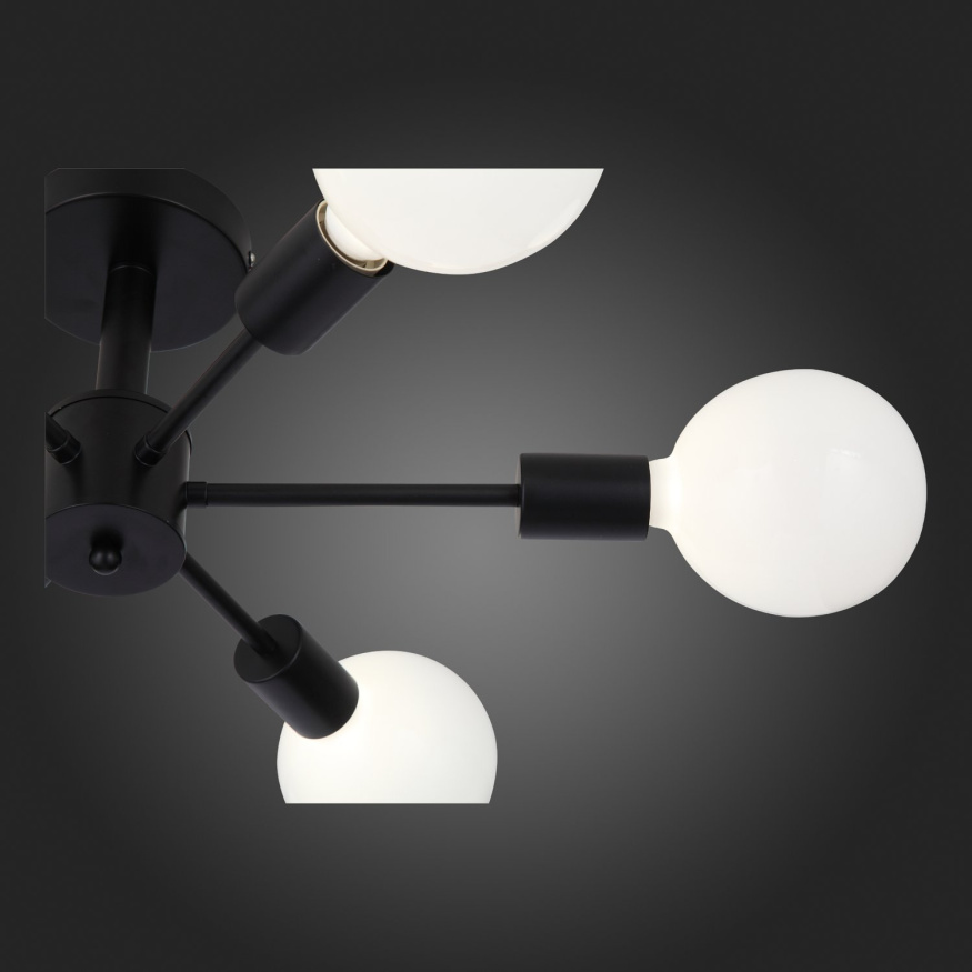 SL419.402.06 Светильник потолочный Черный E27 6*60W ANO EVOLUCE