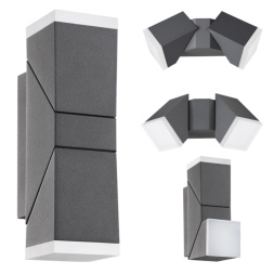 Ландшафтный настенный светильник NOVOTECH 357829 KAIMAS лофт, минимализм, хай-тек темно-серый 12Вт