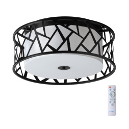 Потолочный светильник SONEX 7700/40L FABIANA ар деко белый/черный 40W