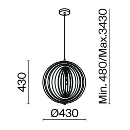 Подвесной светильник Maytoni MOD197PL-01W