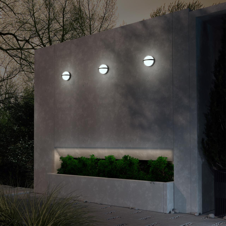 Светильник ландшафтный светодиодный настенный NOVOTECH 359195 OPAL лофт, минимализм, хай-тек, в морском стиле черный 9Вт