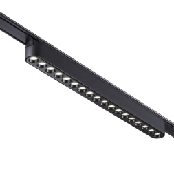 Трековый светильник для низковольтного шинопровода NOVOTECH 359244 SMAL лофт, минимализм, хай-тек черный 18W