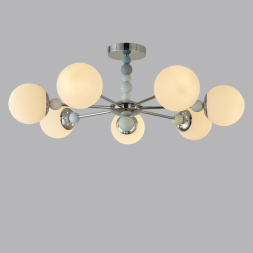 Люстра потолочная LUMION 6525/7C SUNDAY модерн хром 7x40W