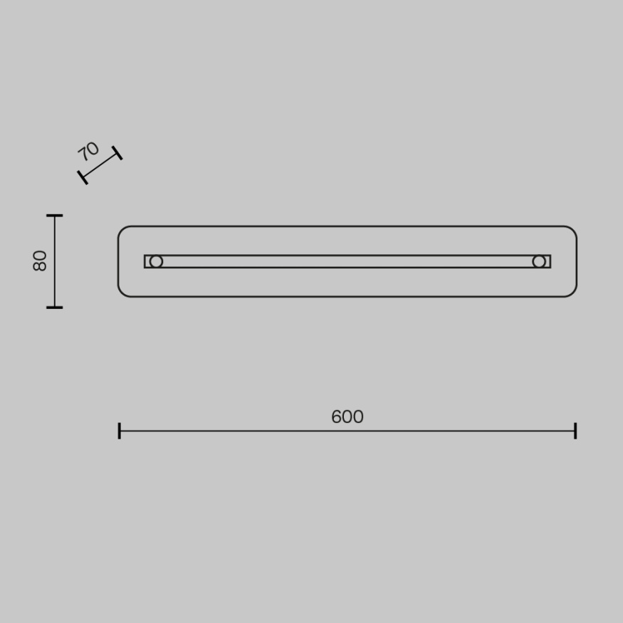Настенный светильник (бра) Maytoni P091WL-L13CH3K