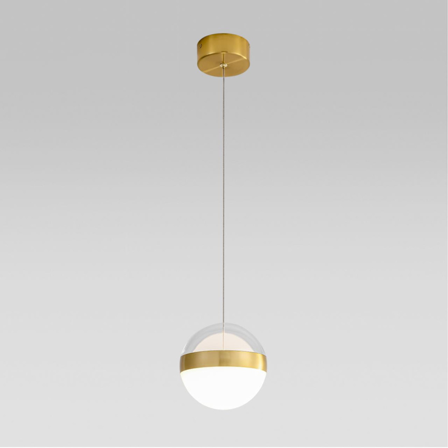 Подвес ODEON LIGHT 5036/12L RONI модерн античная бронза/прозрачн/молочный 12