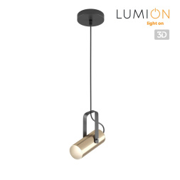 Подвес LUMION 3714/1 CLAIRE модерн золотой, черный 1x5W