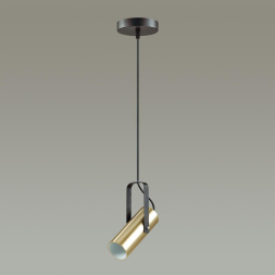 Подвес LUMION 3714/1 CLAIRE модерн золотой, черный 1x5W
