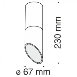 Точечный светильник Lipari C025CL-01B Maytoni GU10 Хай-Тек