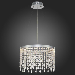 SL6201.103.24 Люстра подвесная ST-Luce Серебристый/Прозрачный LED 1*24W 3000K/4000K/6000K VEGA ST LUCE