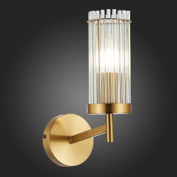SL1233.301.01 Бра ST-Luce Латунь/Прозрачный E14 1*60W BITONTO ST LUCE