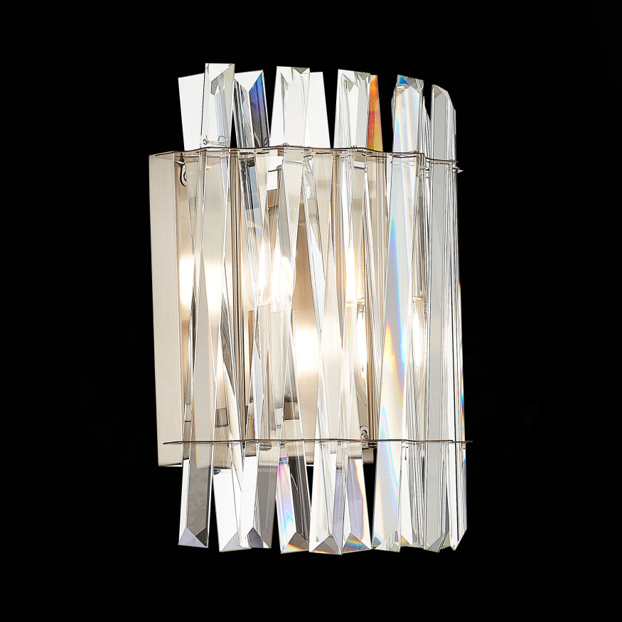 SL1170.101.02 Бра ST-Luce Никель/Прозрачный E14 2*40W FABIO ST LUCE