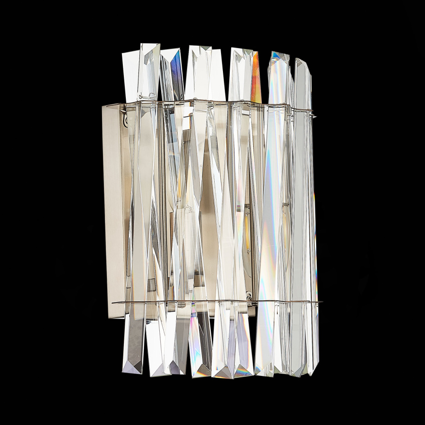 SL1170.101.02 Бра ST-Luce Никель/Прозрачный E14 2*40W FABIO ST LUCE