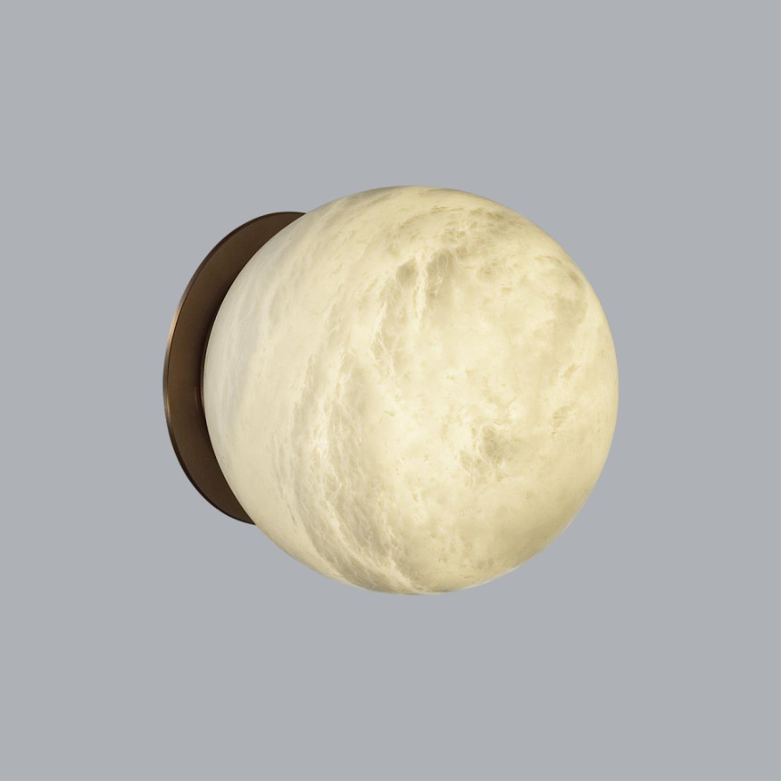 Настенные ODEON LIGHT 6684/5CL MARBELLA модерн латунь/белый 8Вт