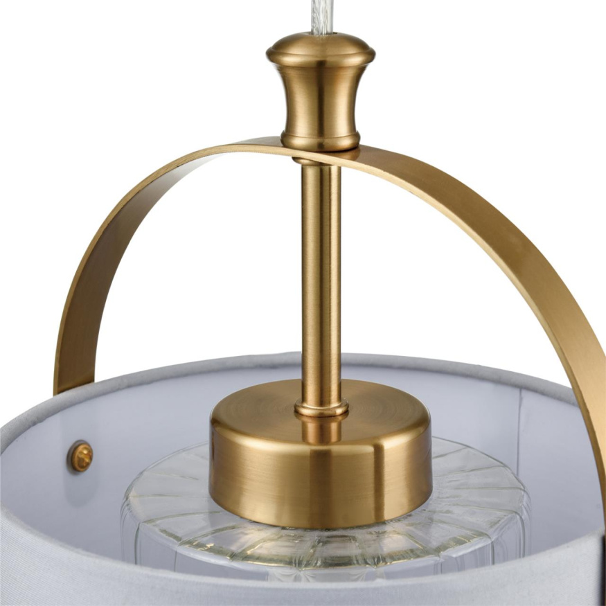 Подвес LUMION 6592/1 JANE модерн латунь, серый 1x40W