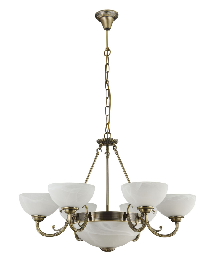 Подвесная люстра Herbert FR2012-PL-09-BZ Freya E27 Классический, Ампир