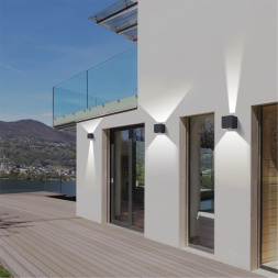 Светильник ландшафтный светодиодный NOVOTECH 358004 KAIMAS лофт, минимализм, хай-тек темно-серый 2x3W