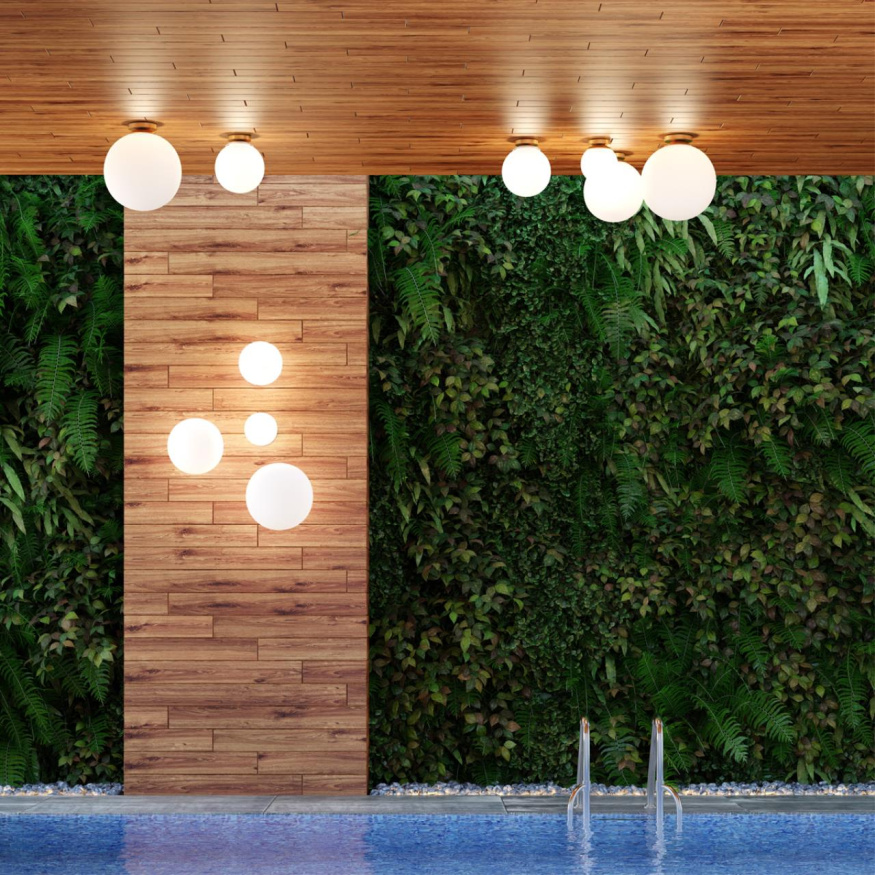 Потолочный светильник уличный Bosco 4249/1C Odeon Light E27 Хай-Тек