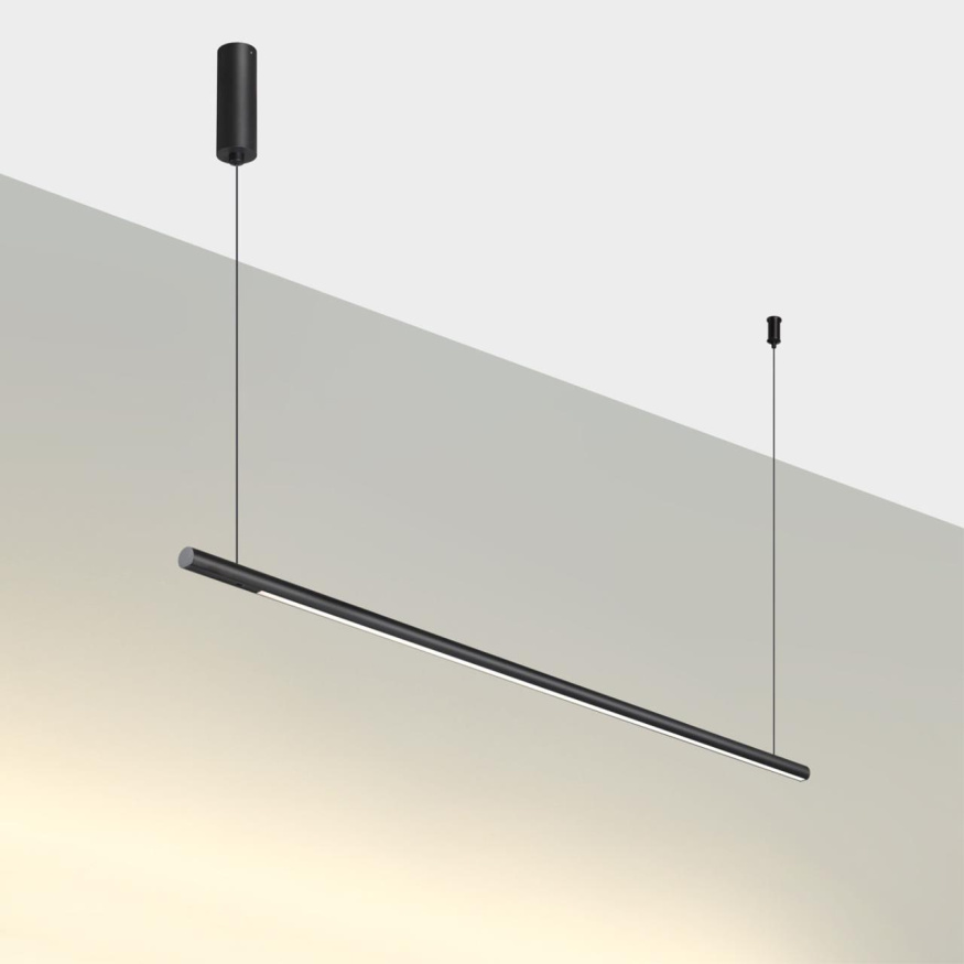 Светильник подвесной светодиодный диммируемый со сменой цветовой температуры (сенсор) NOVOTECH 359307 FERMO черный 14W