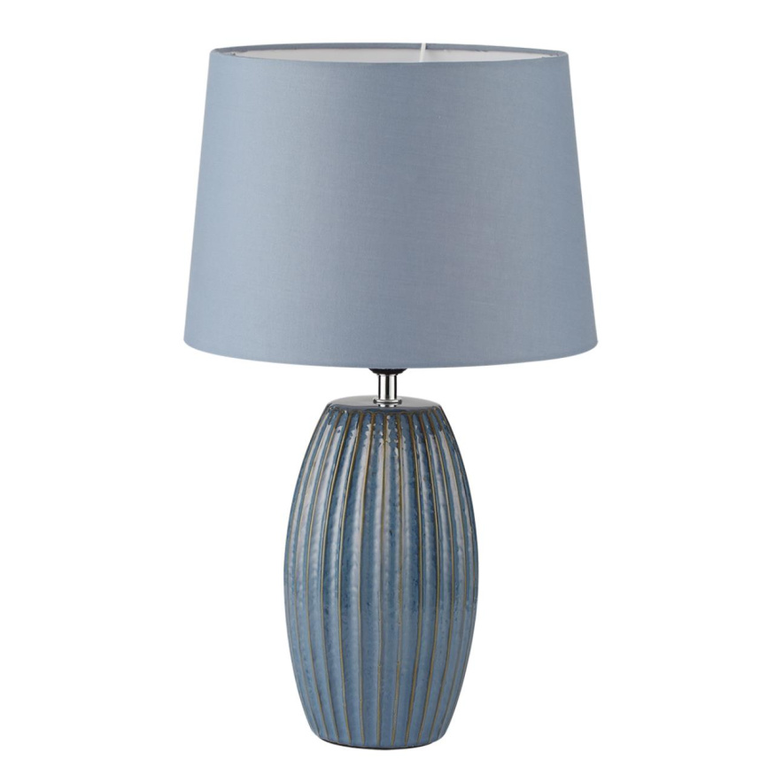 Настольная лампа LUMION 8122/1T LAPUNA в классическом стиле синий 1x60Вт