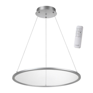 Светильник подвесной диммируемый со сменой цветовой температуры NOVOTECH 358588 ITER серебро 40W