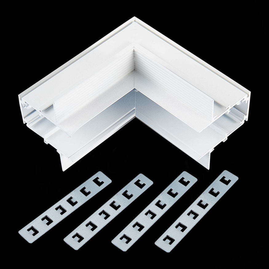 ST007.549.00 Внутренний угол-соединитель для встраиваемого магнитного шинопровода ST-Luce Белый SKYLINE 48 ST LUCE