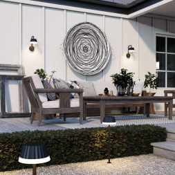 Ландшафтный светильник NOVOTECH 358458 GONNA лофт, дизайнерские, черный 10W